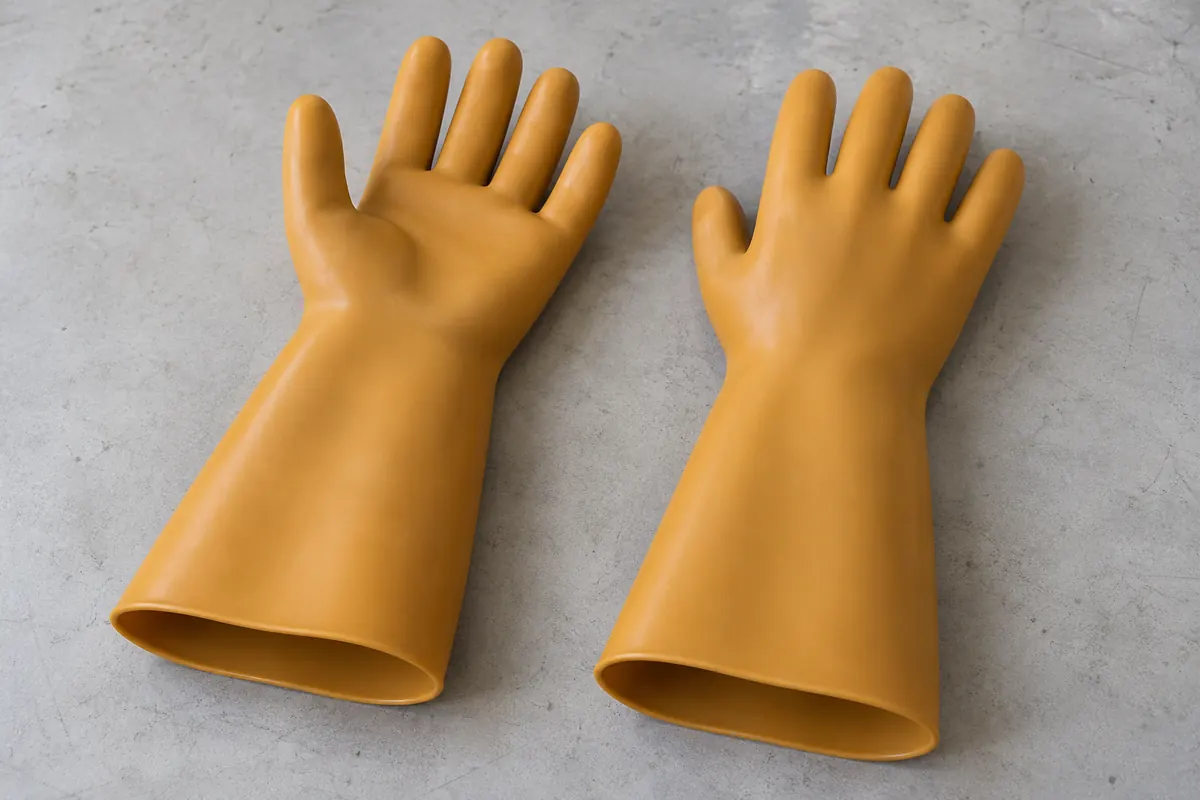 guantes aislantes caucho par
